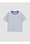 Original Oval Collar Striped Boys' T-Shirt - 3