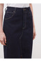 Trendlucky Loose Fit Slit Jean Skirt with a Difference - 3