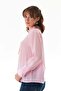 Buttoned Loose Shirt with Tie Front - 5