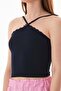 Ribbed Cross Strap Crop Body - 5