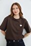 Metal-Accented Crew Neck T-Shirt - 6