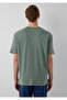 Khaki Basic T-Shirt Loose Fit / Comfortable Loose Cut 066249-80692 - 5