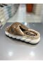 High Sole Cross Banded Soft Women's Home Slippers - 4