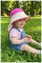 100% Cotton, Covers the Back of the Head, Girls' Fisherman Hat (Ages 1-3) (Size 48-50 cm) - 7
