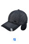 70% Acrylic, 30% Cotton, Soft Fleece Lined, Ear Flap, Waterproof Hat (Quilted) - 5