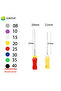 25mm size 08 6Pcs/Pack Dental Hand Use K-Files 21/25mm Stainless Steel Endodontic Root Canal Files D - 3