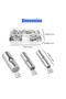 200pcs Butt Wire Connector Uninsulated Ferrules Electrical Cable Terminal Bare Tinned Crimp Termi... - 4