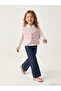 Girl's Vest Set Shirt Set for Ages 2-5 - Pink