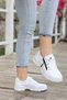 Candy Daily Flat Sole Zipper Detailed Sports Shoes - 4