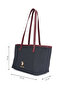 Navy Blue-Claret Red Women's Shoulder Bag Us26655 - 3