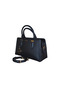 Duki Daso Black Women's Hand and Shoulder Bag with Accessory Detail |   Summer T8497 Black Zipper with Eyelet and Pocket - 2