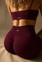 Cute Model Women Seamless Scrunch High Waist Sports Shorts Leggings - 5