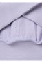 Girl's Lilac Ribbed Long Sleeve Crew Neck Sweatshirt - 3