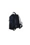 Duki Daso Black Leather Women's Backpack and Daily Shoulder Bag |   Summer T8506 Black 2 Compartment Zipper - 5