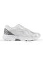 Women's White Patent Leather Thermo Sole Comfortable Lace-Up Sneaker - 2