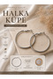 316L Stainless Steel Silver Hoop Earrings Tarnish Resistant Medium Size - 3