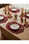 2 Pieces Candlestick Embroidered Premium Duck Fabric American Tablecloth (43X30 cm) - 3