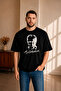 Men's Oversize Combed Cotton Ataturk Printed T-Shirt S-M-L-Xl-2Xl