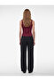 Cotton Stand Collar Slim Fit Sleeveless Bodysuit - 3