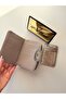 Women's Silver Wallet with Removable Card Holder and Snap Closure, Multi-Compartment Mini Wallet - 5