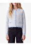 Long Sleeve Crew Neck Striped Knitwear Cardigan - 2