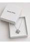 Sparkling Stone Steel Necklace Gift Women Silver Color 316L Stainless - 3