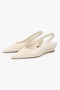Women's Etra Ecru Skin Filled Heeled Stiletto - 3