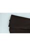 V-Neck Double Layer 2-Thread Combed Cotton Blouse - Brown - 4