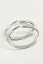 Gldisptm Dotted Tube Hoop Earrings 4.5 (104338) Cm-Silver Color