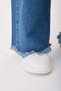 Modern Cut High Waist Tassel Detailed Jean Trousers - 5