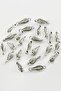 Gldisptm Dotted Prayer Beads Tassel Spacer 50 (104054) Grams-Silver Color