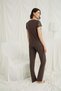 Women's Short Sleeve and Lace V-Neck Pajama Set 18702 - 6
