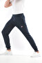 Men's Waffle Sweatpants Set of 2 in Khaki and Navy Blue Relaxed Fit - 6