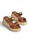 Y973518509 Tan Thick Soled Women's Slippers - 5