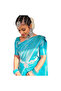 Blue Kanjivaram Soft Lichi Silk Banarasi Saree with Blouse Piece - MAF3110
