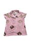 Girls' Summer Pajama Set with Teddy Bear Pattern, Pink Color, Short Sleeve, Cotton - 6
