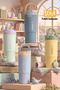 660ml New Collection Double Color Tumbler With/Without Straw Stainless Steel Thermos with Handle - 7