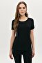 Basic Viscon Zero Neck Tshirt - 5