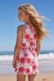 Floral Patterned Girls' Panty Swimwear - 3