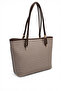 Coffee Yellow - Brown Plaid Line Square Women's Shoulder Bag Sp1282 - 4