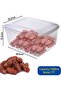 Multi Purpose Plastic Storage Containers with Lids, Set of 12, for Food, Soup, Salad, Gold (777) - 2