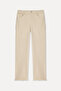 Women's Ecru Cropped Flare Fit Pants