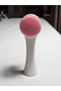 Double-Sided Manual Facial Cleansing and Massage Brush - Blackhead Remover with Exfoliating Effect - Available in Pink, Green, Purple, and White - White - 5