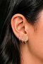 Silver Color Steel 8-10-12 mm 6-Piece Hoop Earrings 2 mm - 2