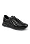 Berlanty 996 Black Genuine Leather Orthopedic Daily Large Size Men's Shoes - 2