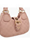 Checked Baguette Bag with Detachable Strap - 5