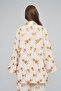 Women's Ethnic Floral Embroidered and Sequin Embellished Kimono - 5