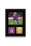 Alayra Framed Wilfried Zaha A4 Framed Photo Display - Reproduced Digital Signature - Gift For Crystal Palace Fans