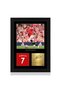 Alayra Framed Cristiano Ronaldo Signed A4 Framed Photo Display - Reproduced Digital Signature - Gift For United Fans