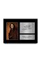 Alayra Framed A4 Roger L Jackson Scream Ghost Face Gifts Printed Signed Autograph Picture for Movie Memorabilia Fans